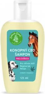 Konopný šampon s CBD pro zvířata 125ml exp. 02/2024