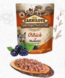 Carnilove kapsa Ostrich with Blackberries 300g