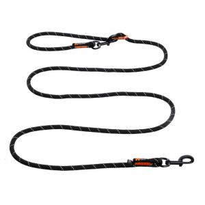 Non-stop dogwear  přepínací vodítko Rock adjustable leash - 2,3m/black