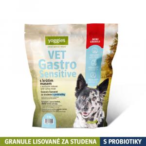 Yoggies Vet Gastro sensitive s krůtím masem MINI 2 kg