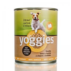 Yoggies krůtí konzerva s batáty a bodlákovým olejem 400g