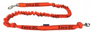 Vodítko Zero DC s amortizérem pro psy nad 10 kg barva neon oranžová 1,9m
