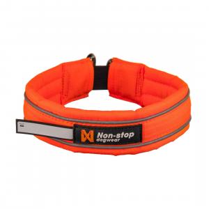 Non-stop dogwear obojek SAFE - oranžový, velikost 45