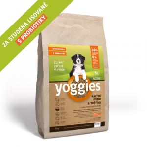 Yoggies Active Minigranule kachna a zvěřina 5 kg