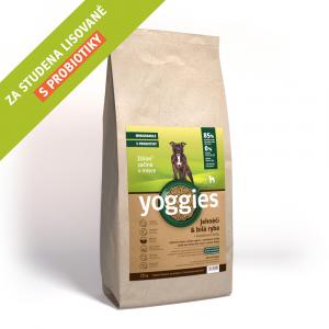 Yoggies granule jehněčí a bílá ryba 15 kg