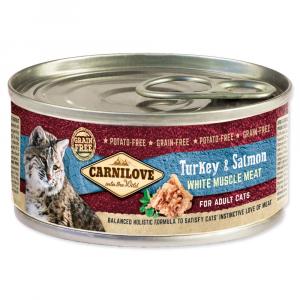Carnilove - konzerva turkey x Salmon - 100g pro kočky