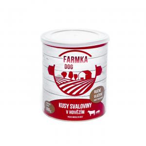 FARMKA dog - kusy hovězí svaloviny s mletým 800g