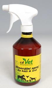 cdVet Minerální sprej na kůži a srst 500 ml