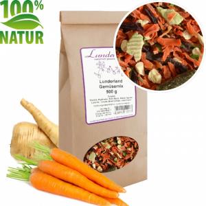 Lunderland Zelenina pro psy a kočky - Sušená směs - 100% bez obilnin 500g