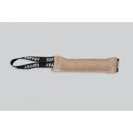 Gappay pešek jutový, šitý, s poutkem, 5x25 cm