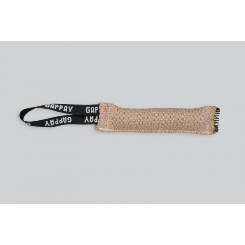 Gappay pešek jutový, šitý, s poutkem, 5x25 cm