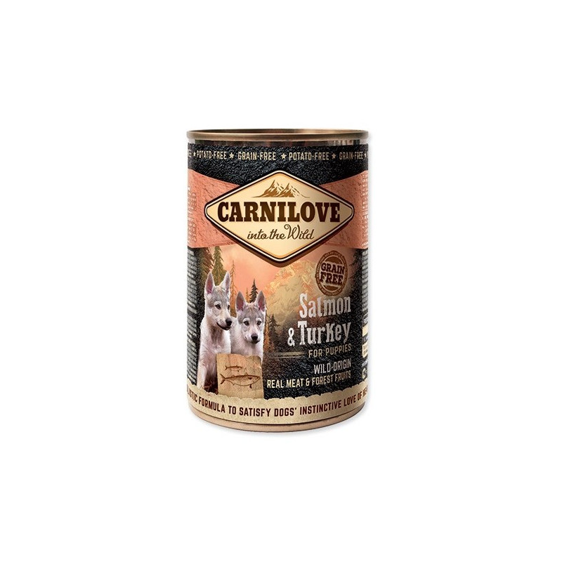 Carnilove Wild Meat Salmon & Turkey for Puppies 400g
