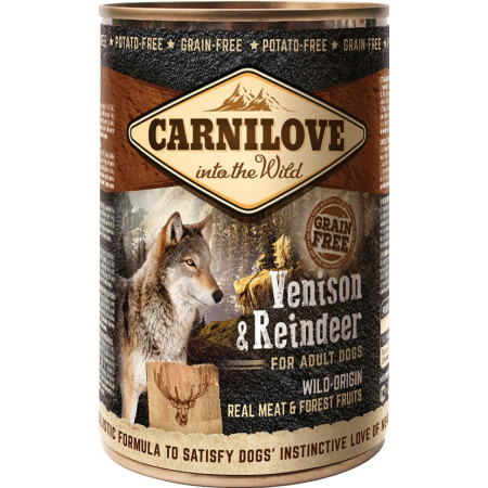 Carnilove Dog Wild Meat Venison & Reindeer 400 g