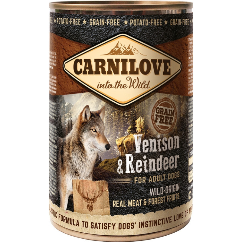 Carnilove Dog Wild Meat Venison & Reindeer 400 g
