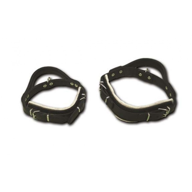 Gappay Kožený obojek s úchytem - malý