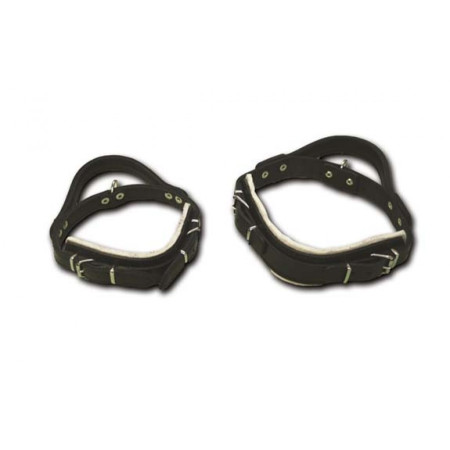 Gappay Kožený obojek s úchytem - velký