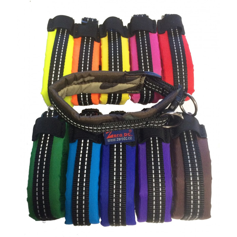 Obojek Zero DC BLIZARD polostahovací vel XL, neon zelená