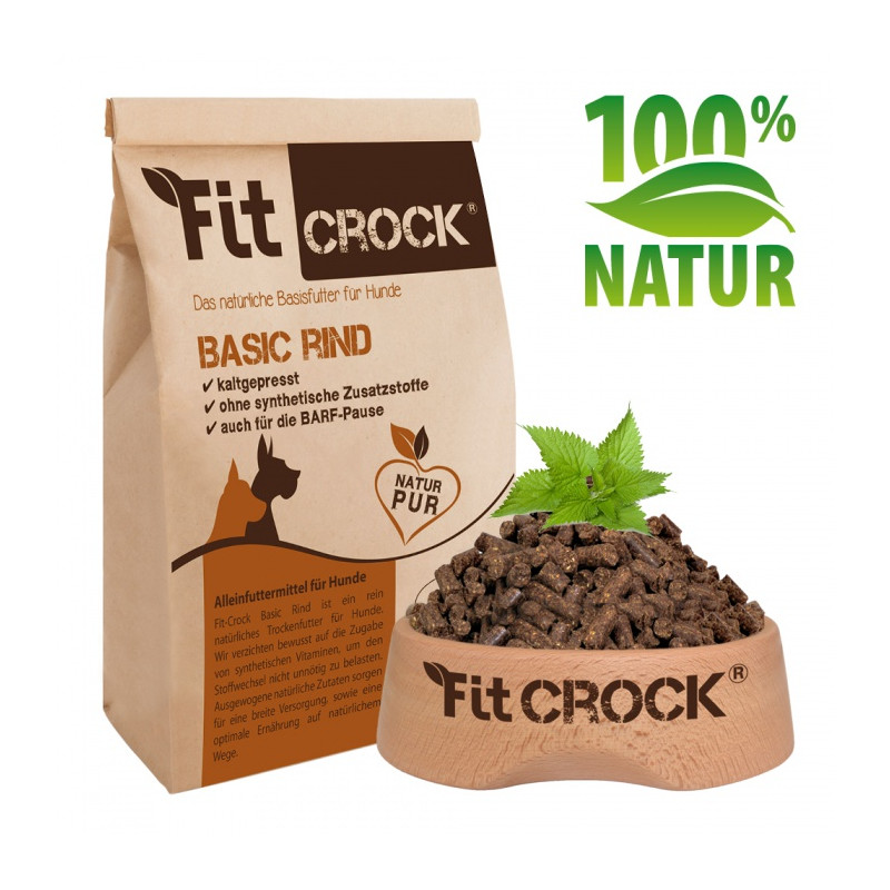 Lisované granule Fit-Crock Basic Hovězí MAXI 10 kg