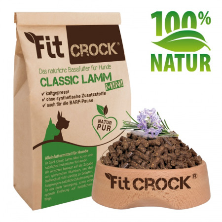 Lisované granule Fit-Crock Classic Jehněčí MINI 10 kg