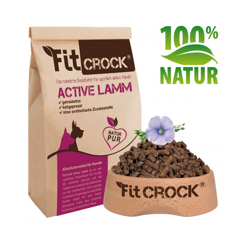 Lisované granule Fit-Crock Active Jehněčí MAXI 10 kg