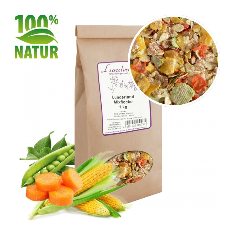 Lunderland Vločkový mix + 30 % zeleniny 1 kg