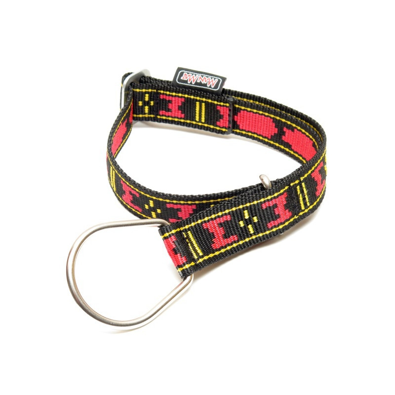 ManMat Obojek POLAR polostahovací, modro+černá