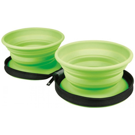 Cestovní dvojmisky - zelené