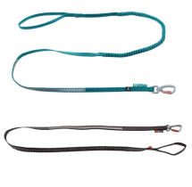 Non-stop dogwear Touring Bungee vodítko 2 metry - Modrozelené