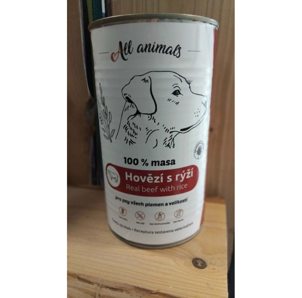 AA - Hovězí s rýží 1200g