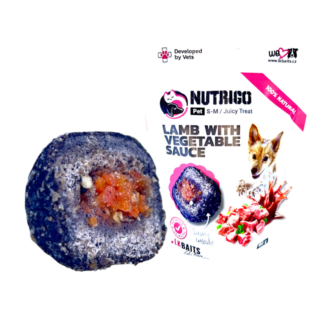 NUTRIGO - Jehněčí se zeleninou S/M 150g